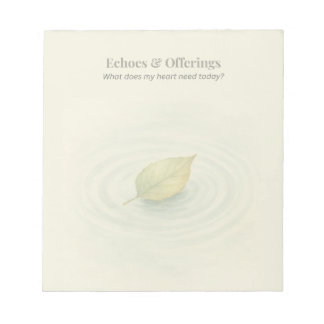 Echoes & Offerings | tägliche Reflektion Notizblock