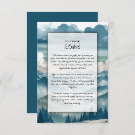 Echoes Through the Misty Pines Begleitkarte