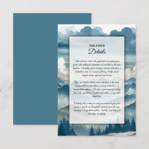 Echoes Through the Misty Pines Begleitkarte