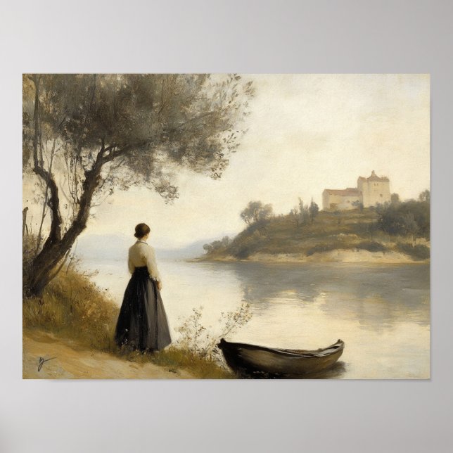 Echoes über den Fluss Poster (Vorne)