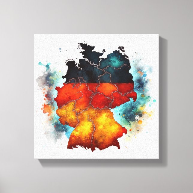 Echos der Einheit Leinwanddruck (Vorderseite)