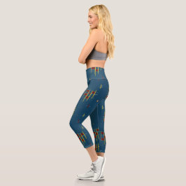 Echos of Geometry Capri Leggings