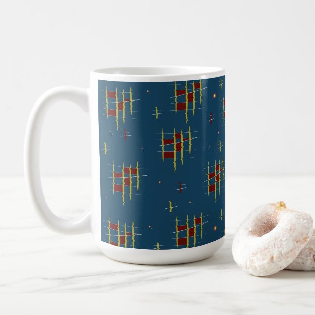 Echos of Geometry Kaffeetasse (Mit Donut)