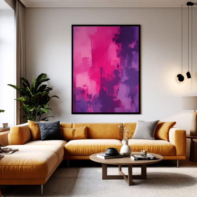 Echos von Magenta Leinwanddruck (Von Creator hochgeladen)