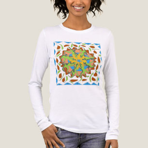 Echsen-Mandala Tri-Blend Shirt