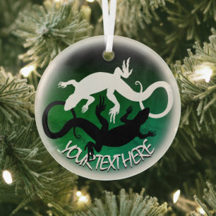 Echsen-Schmuckstück Personalisierte Reptilien-Deko Ornament Aus Glas