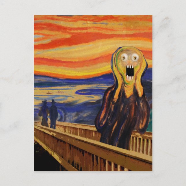 Echt ausgerastet! postkarte (Vorderseite)