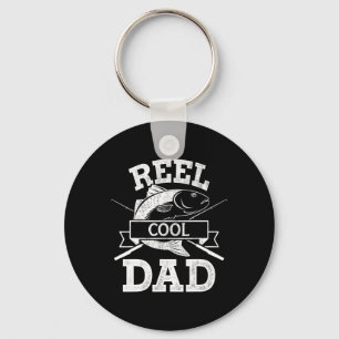 Echt cooler Dad für Angelvätertag Geburtstag Chr Schlüsselanhänger