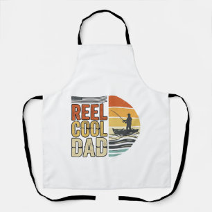 Echt cooler Dad Vintage-Angler T-Shirt Design_1 Schürze