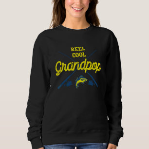 Echt cooler Grandpop-Angler Angler Humor Großvat Sweatshirt