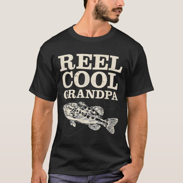 Echt cooler Opa-Angler T-Shirt (Vorderseite)