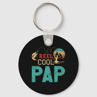 Echt cooler Papa-Angeln Vatertagsgeschenk für Fisc Schlüsselanhänger