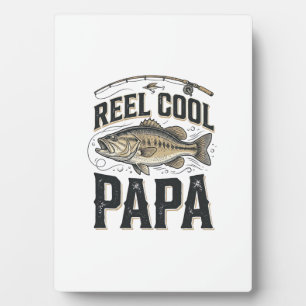 Echt cooler Papa Vintage-Angeln Vektor-Design_1 Fotoplatte