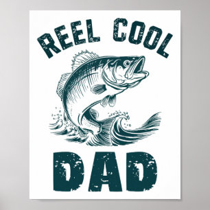Echt cooler Vater Angelopa Großvater im Vintage-St Poster