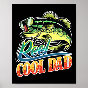 Echt cooler Vater Fischer Lustig Fischen  Poster