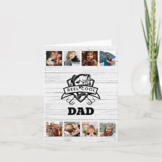 Echt cooler Vater, personalisierte Foto-Vatertagsk Feiertagskarte