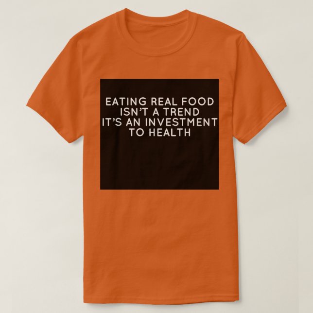 Echt Essen heute lang T-Shirt (Design vorne)
