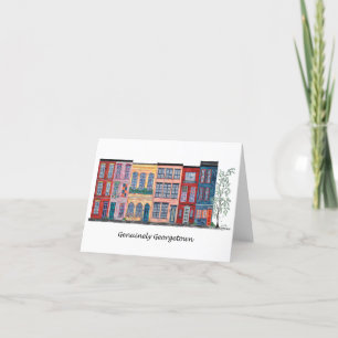 Echt Georgetown Dankeskarte