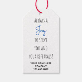 Echte Anwesen Freude, Referrals Pop von Geschenkanhänger