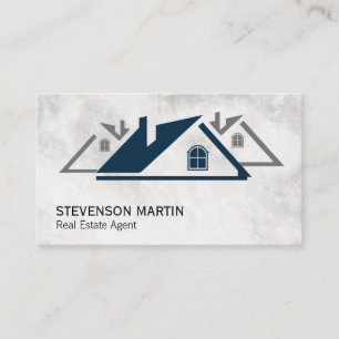 Echte Anwesen Roof Top Business Card Visitenkarte