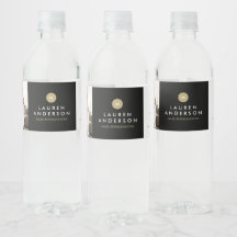 Echte Anwesen-Werbe-Wasser-Flasche-Etikett