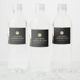 Echte Anwesen-Werbe-Wasser-Flasche-Etikett