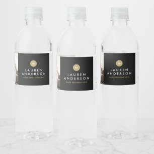 Echte Anwesen-Werbe-Wasser-Flasche-Etikett