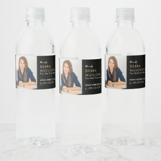 Echte Anwesen-Werbe-Wasser-Flasche-Etikett
