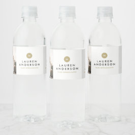 Echte Anwesen-Werbe-Wasser-Flasche-Etikett