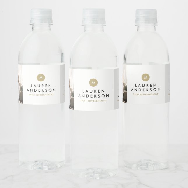 Echte Anwesen-Werbe-Wasser-Flasche-Etikett (Flaschen)