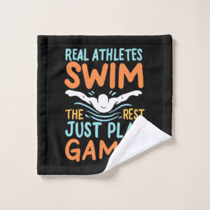 Echte Athleten Swim Waschlappen