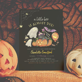 Echte Folie | Boo Niedlich Spooky Halloween Kinder Folie Einladungspostkarte