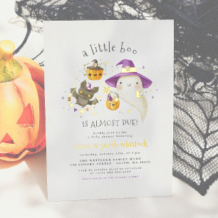 Echte Folie Ein Kleiner Bu Fall Halloween Baby Sho Folieneinladung
