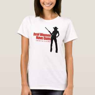Echte Frauen haben Waffen T-Shirt