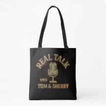 Echte Gespräche mit Tom & Sherry Podcast Tasche