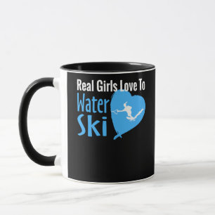 Echte Girls Liebe zum Wasserski Tasse