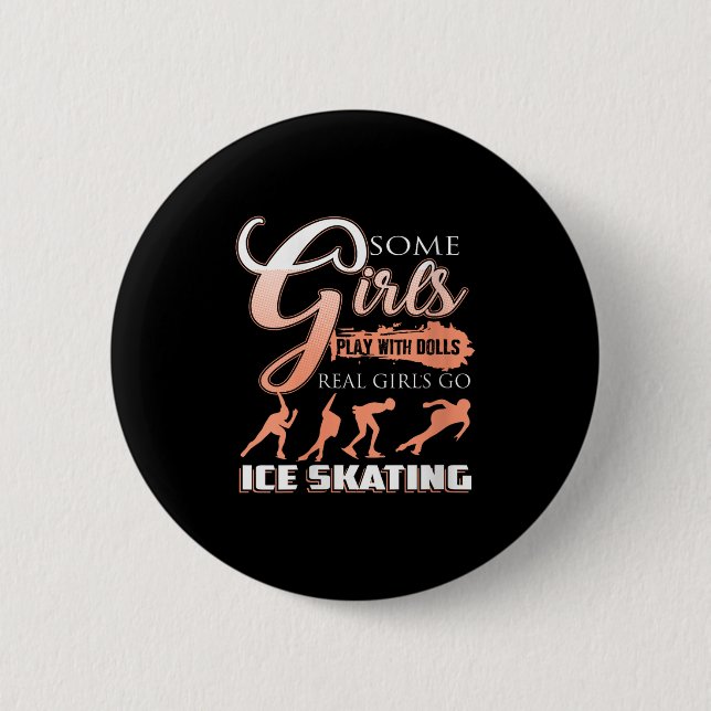 Echte Girls rennen mit Stil Button (Vorderseite)