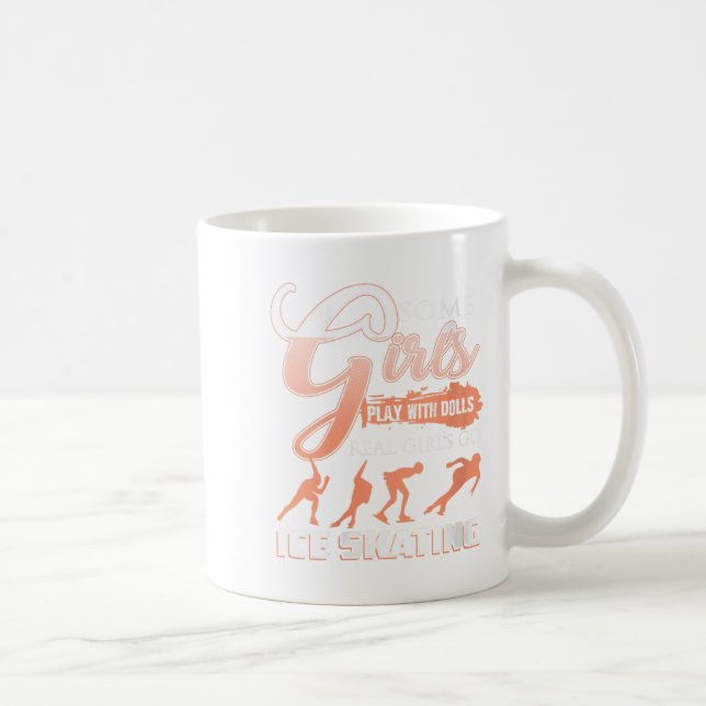 Echte Girls rennen mit Stil Kaffeetasse (Rechts)