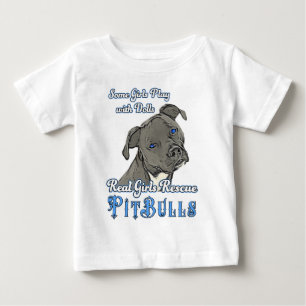 Echte Girls Rettungsgruben Baby T-shirt