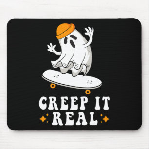 Echte Grusel Geist Halloween Skateboard Jungen Ska Mousepad