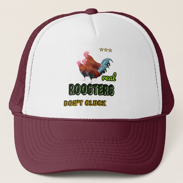 Echte Haken Truckerkappe (Vorderseite)