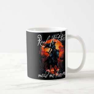 Echte Hexen brauchen auf Pferd keine barocke Hexe  Kaffeetasse