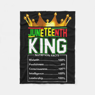 Echte Juneteenth-Sache Fleecedecke
