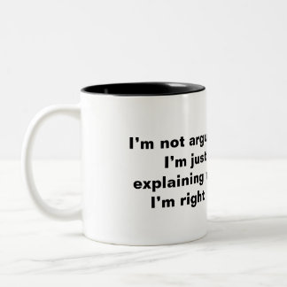 Echte Kaffee-Tasse behalte es echt Zweifarbige Tasse