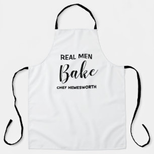 Echte Männer backen, Personalisierte Küche Schürze