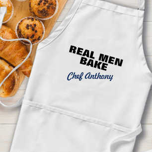 Echte Männer backen personalisierte Standard-Schür Schürze