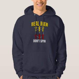 Echte Männer drehen sich nicht I Mann I Liebe Foos Hoodie