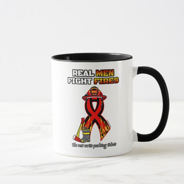 ECHTE MÄNNER KÄMPFEN TASSE (Rechts)
