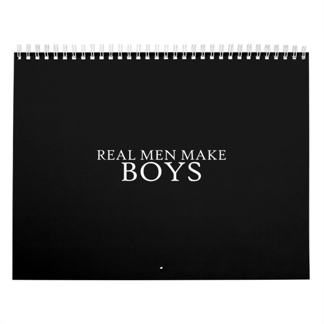echte Männer machen Jungs Kalender (Titelbild)