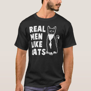 Echte Männer mögen Katzen T-Shirt